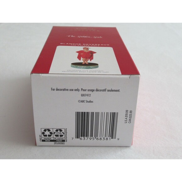 2021 Hallmark Golden Girls BLANCHE DEVEREAUX Magic Sound Ornament Rose Nylund - Picture 7 of 10